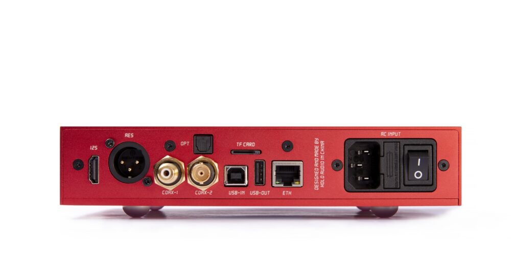 HoloAudio Red DDC & Network Streamer back view