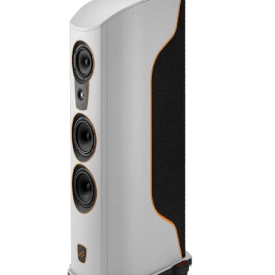 Audio Solutions Vantage L Anniversary White Finish Side View