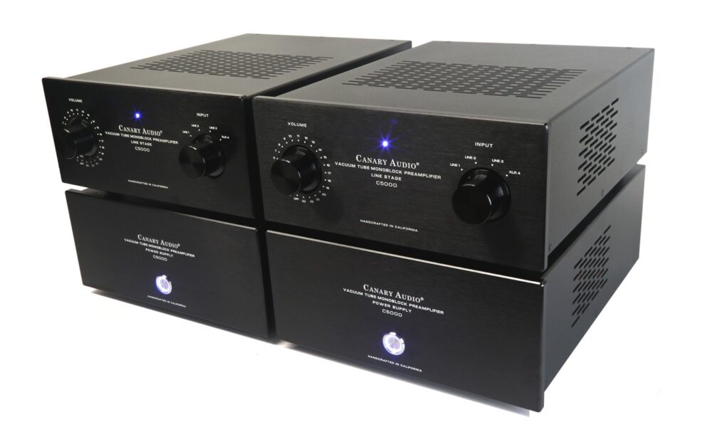 Canary Audio C5000 Reference Grade Dual Mono Four Chassis Preamplifier