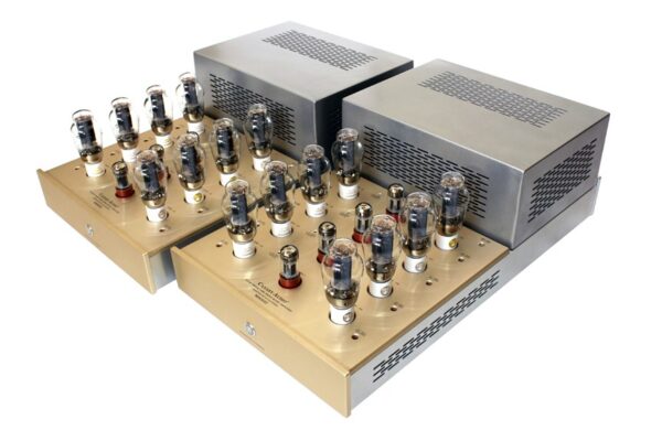 Canary Audio M3000 Monoblock Amplifiers Side View