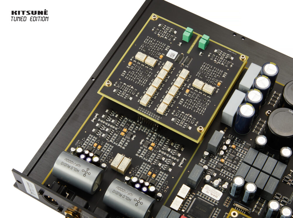 Holo Audio Spring 3 KTE discrete R2R DAC board close-up