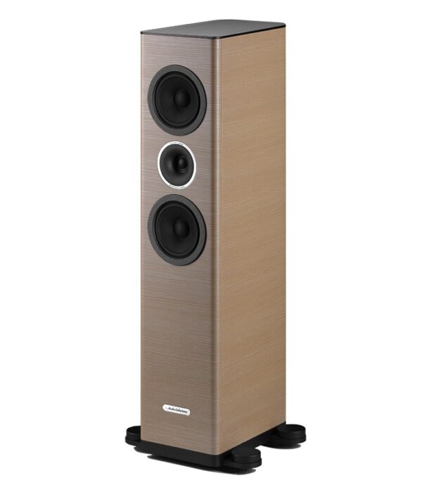 Audio Solutions Overture O303F Light Oak Finish Side View