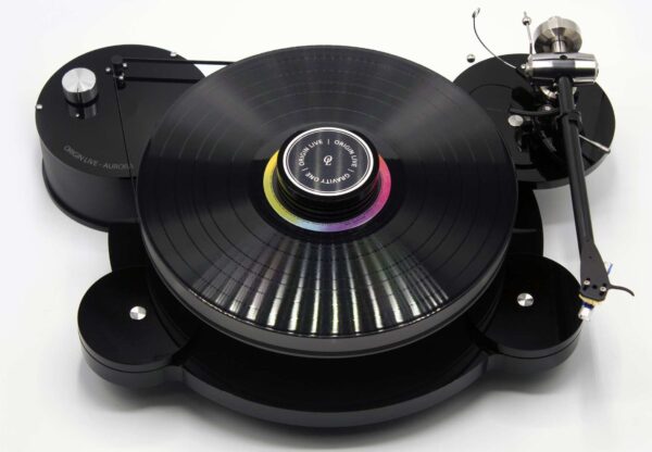 Origin Live Turntable Record Weight On a Turntable