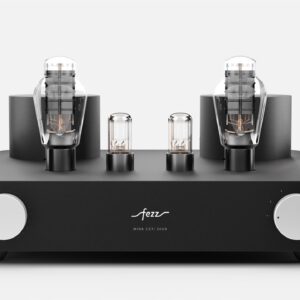 Fezz Audio Mira Ceti 300B Integrated Amplifier Blace Ice Color Front View