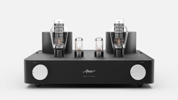 Fezz Audio Mira Ceti 300B Integrated Amplifier Blace Ice Color Front View