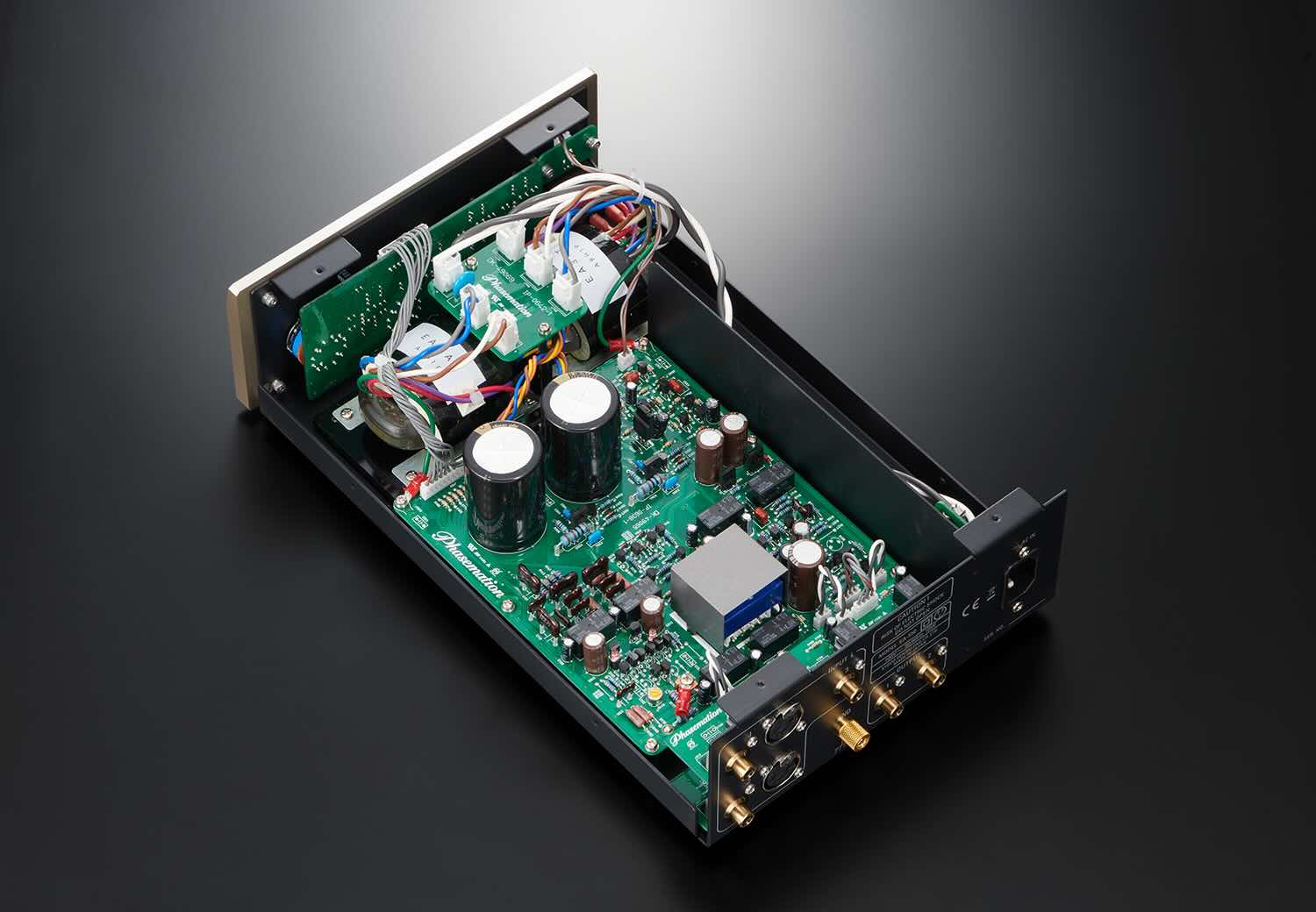 Phasemation EA-550 phono amplifier internal construction