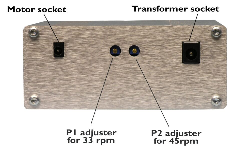 Origin Live DC Motor Control Box rear panel