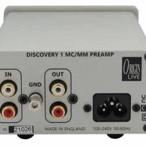 Origin Live Discovery 1 Phono Stage Rear and Outputs Inputs