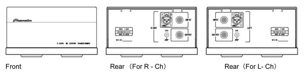 Phasemation T 2000 Rear Front Design Outline