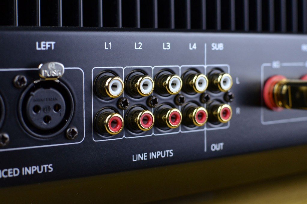 relay controlled input selection
