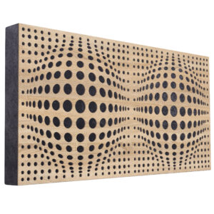 mega acoustic panel akustyczny fiberpro 120x60 czarny acousphere dab sonoma