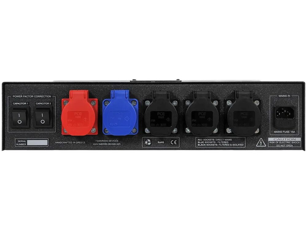 Tsakiridis Devices Athena back panel Tsakiridis Devices Athena | 2500W Power Conditioner