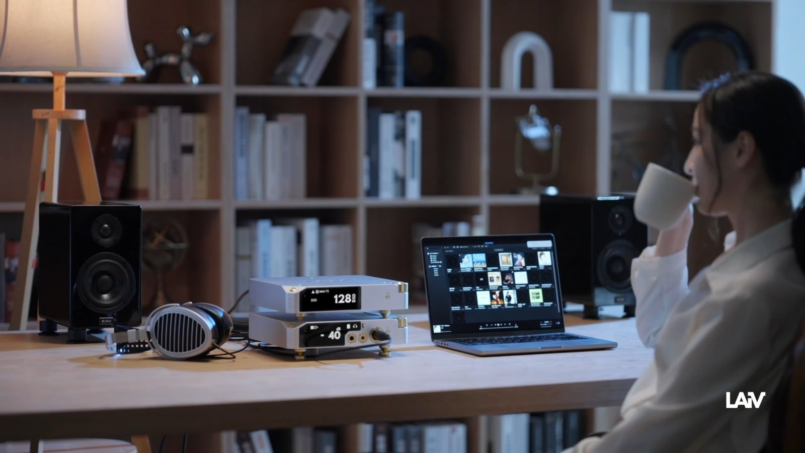 laiv hp2a with hifiman headphones