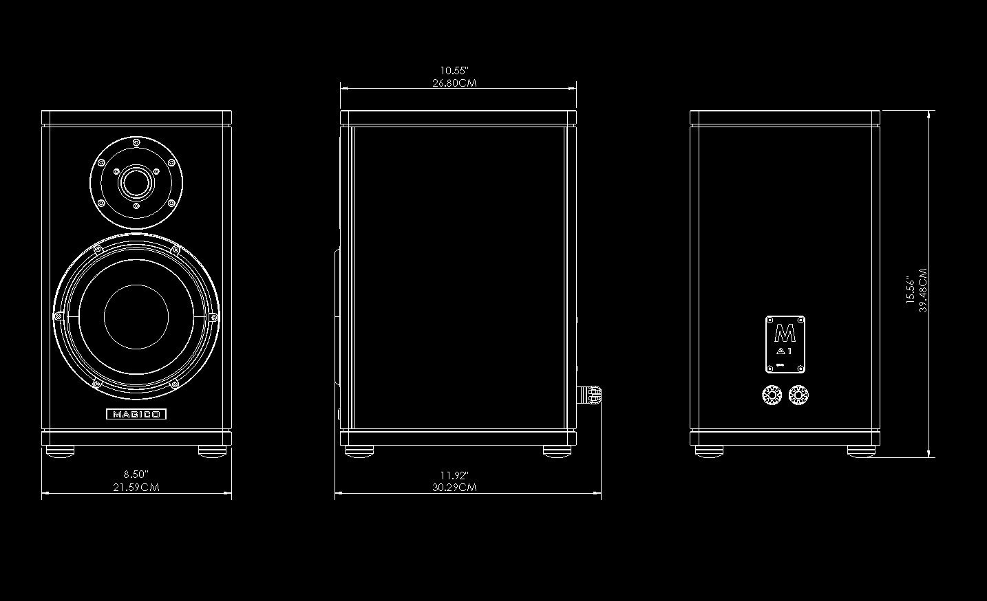 magico a1 dimensions