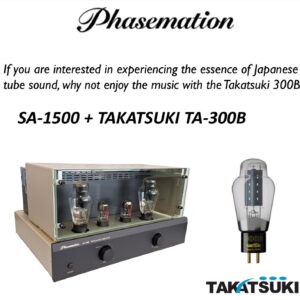 phasemation sa 1500 black with takatsuki tubes