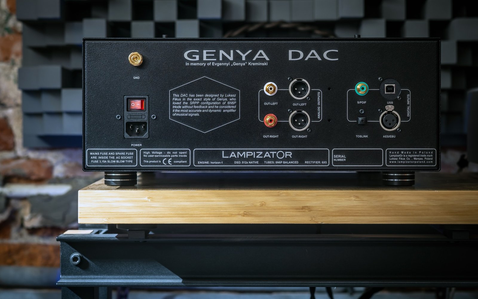 Lampizator Genya Dac Back Review Knights