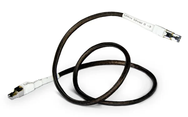 Tellurium Q Ultra Silver Digital Streaming Cable "Plato's Ghost" (Ethernet LAN Cable)