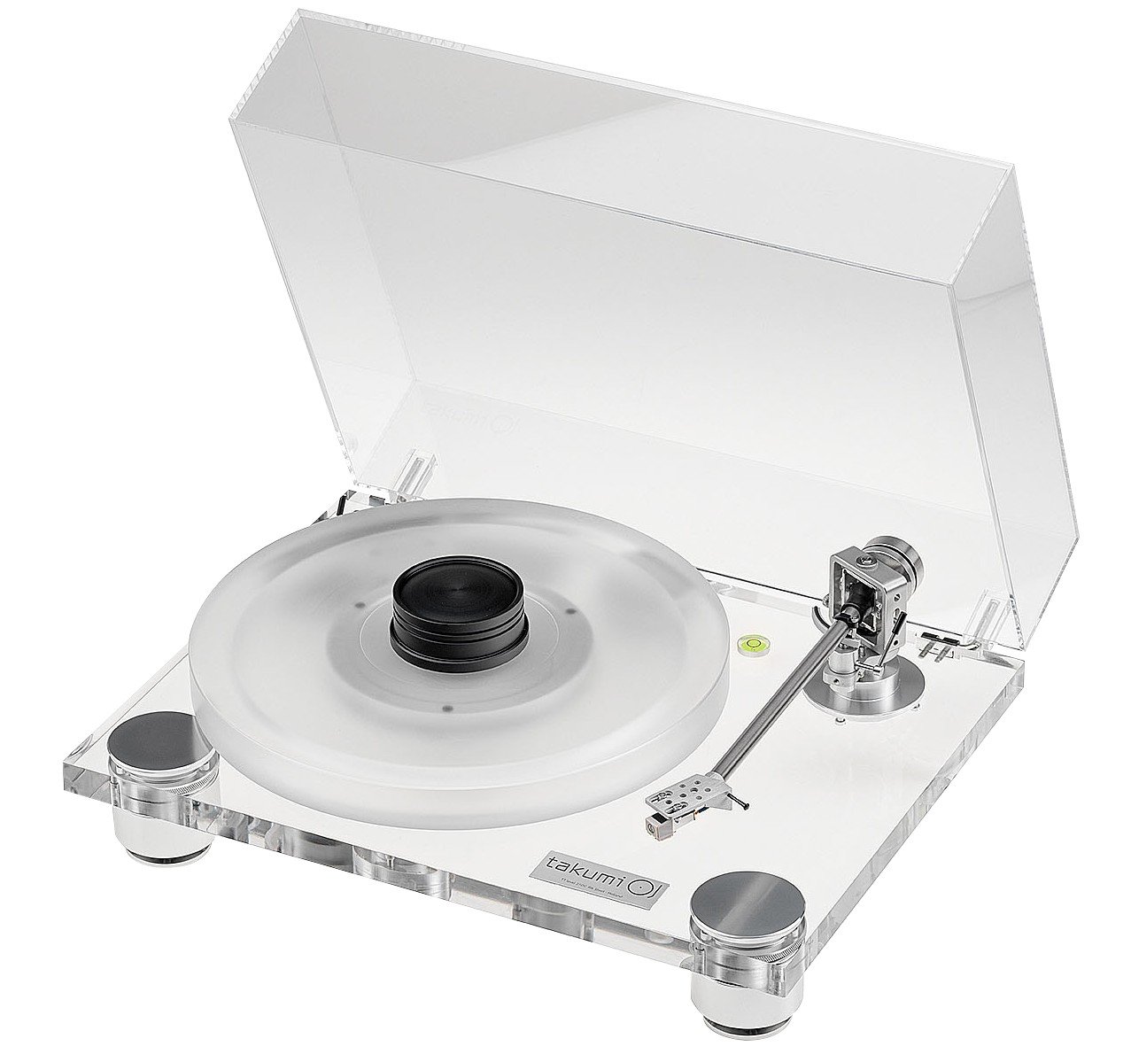 Takumi TT 2.1 Recordplayer - Turntable takumi transparent turntable side
