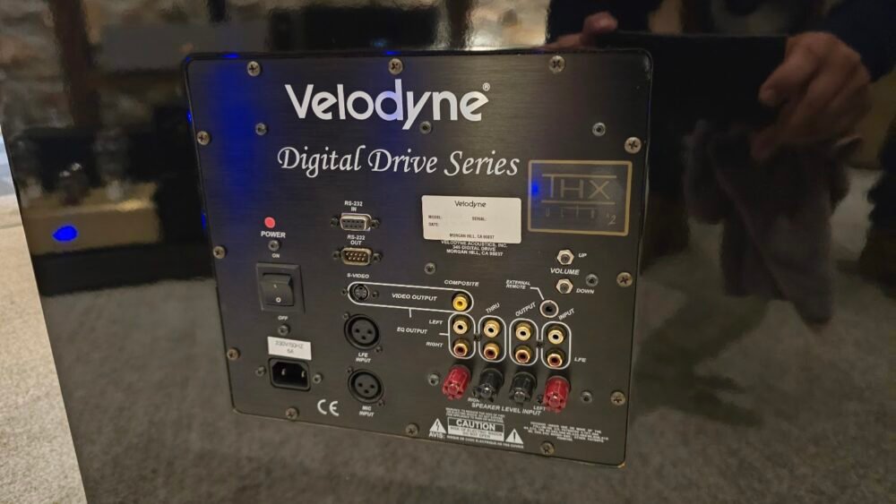 velodyne DD18 SUB back panel Velodyne Sub DD-18 Home cinema