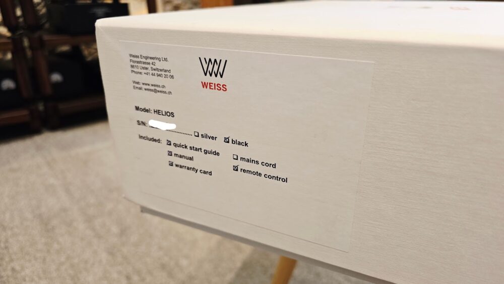 weiss Helios box 2 Weiss Helios DAC