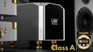 Laiv Harmony  GaNM amplifiers Stereophile Class A