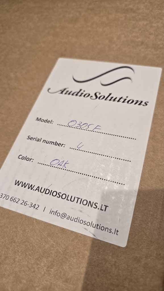 Audio Solutions Overture O305F Used