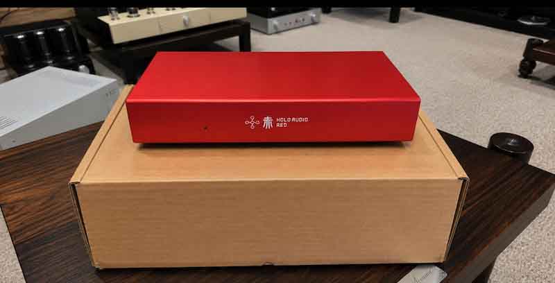 HoloAudio Red DDC & Network Streamer used
