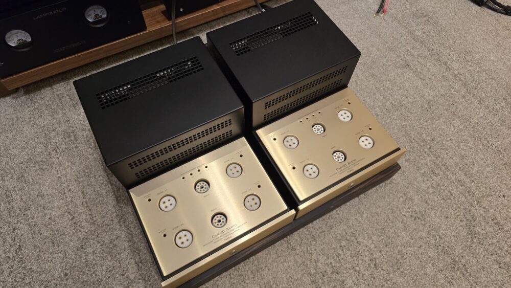 Canary Audio M350 Monoblock Amplifiers ex demo