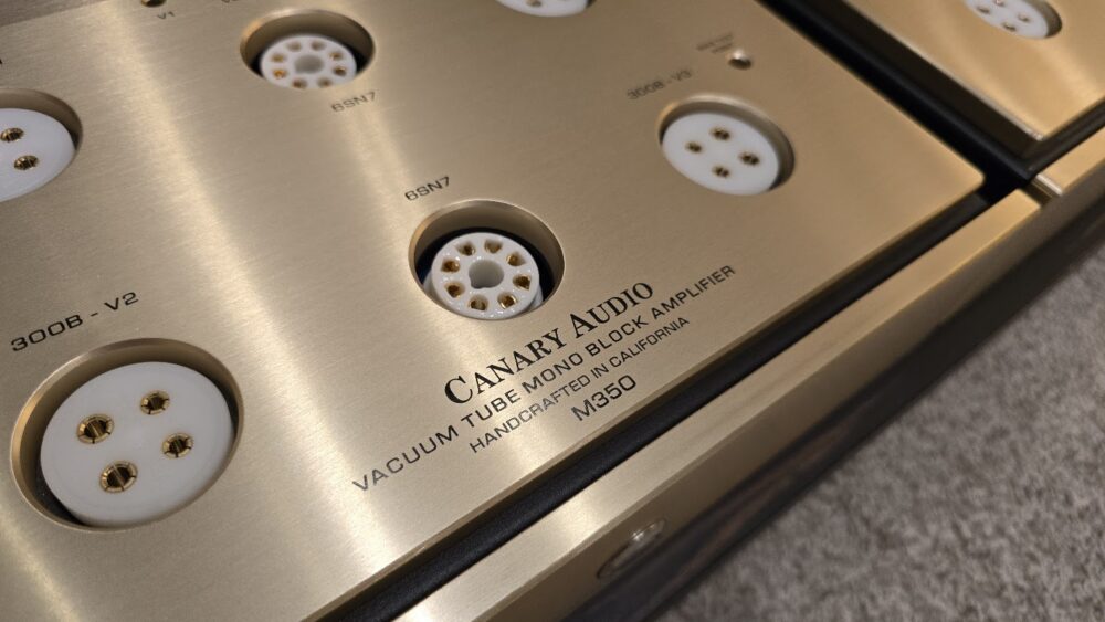 Canary Audio M350 Monoblock Amplifiers ex demo
