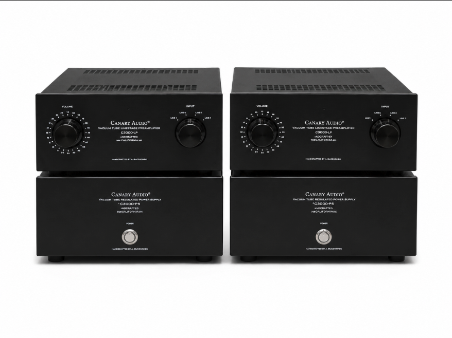 Canary Audio C3000 - Reference Grade Dual Mono Four Chassis Preamplifier ex demo