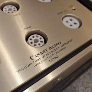 Canary Audio M350 Monoblock Amplifiers ex demo