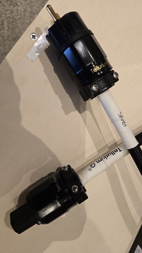 Tellurium Q Silver  Power Cable 1,5m ex demo