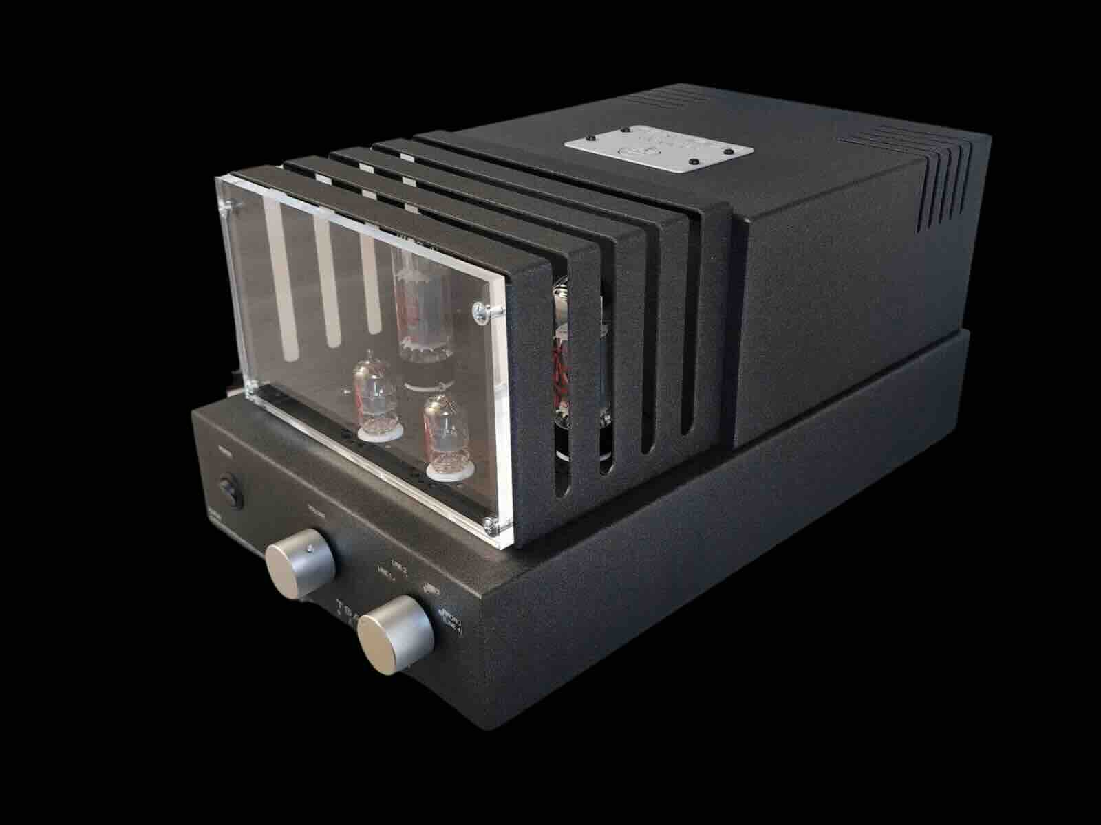Tsakiridis Ikarus integrated amplifier with protective tube cage